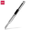 Deli 2053 Cuchillo de Utilidad Pequeño Metal Cuchillo para Papel Cuchillo para Papel Desembalaje Express Cuchillo para Papel Tapiz Cuchillo para Ropa de Coche Cuchillo para Película de Coche