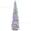 Árbol de Navidad superventas transfronterizo con decoración de felpa con efecto nieve para el hogar y la oficina, venta directa desde la fábrica de origen, árbol artificial