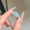 Nuevo Diseño Estilo Chino, Exquisito y Versátil, Estilo Nacional de Moda, Diseño de Nicho, Impresionantemente Hermoso y Elegante, Anillo Brillante para Mujer
