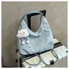 Bolsa Feminina Dropshipping Grande Capacidade Borboleta Decorativa Bolsa de Ombro 2025 Nova Moda Mochila para o Dia a Dia Bolsa Tote Multiuso