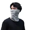 Máscara de Nylon para Motocicleta al Aire Libre, Cortavientos, Protector Solar, Máscara de Seda de Hielo, Gini Facial para Bicicleta, Cuello de Hielo para Hombres