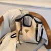 Bolsa de grande capacidade para comércio exterior feminina outono e inverno retrô 2024 nova bolsa casual multifuncional bolsa transversal bolsa de trabalho para deslocamento