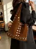 Bolso Tote Minimalista Esmerilado Transfronterizo Invierno 2026 para Mujer, Bolso Cruzado Versátil Casual para Hombro/Axila