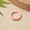 Chaveiro com Fecho de Mola de Liga de Zinco Pintado Colorido Acessórios de Corrente para Bolsa Celular em Estoque Pingente Argola de Chaveiro Venda por Atacado