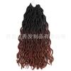 Fornecimento Direto da Fábrica Tranças Falsas Cacheadas 18 Polegadas Crochet Goddess Crochet Cabelo Peruca Gypsy