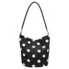 Bolso Elegante de Lunares Estilo Coreano para Mujer 2026 Nuevo de Gran Capacidad Individual de Hombro y de Mano Bolso Cubo Casual para Viajes de Negocios Mujeres
