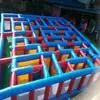 Laberinto Inflable Grande para Niños al Aire Libre Accesorios Inflables de Juego para Niños Proyecto de Parque Infantil
