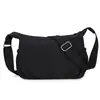 Bolsa transversal de ombro única simples transfronteiriça feminina casual moda bolsa de viagem de nylon repelente à água bolsa de mãe de lona