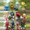 Nova Figura Sonic de Anime, Rato Super Sonic, Rato Voador, Rato Ouriço, Miniaturas Pequenas Tendência em Caixa Surpresa