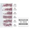 Paquete de 6 Diamantes de Grado Comercial Nacional 1440 Piezas Fondo Plano Rhinestones de Vidrio Ss3-Ss10 para Decoración DIY de Teléfono y Accesorios para Uñas