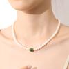 Collar de Plata de Ley S925 con Cuentas de Transferencia de Jaspe Hetian y Perla de Agua Dulce Natural para Mujer, Nuevo Estilo Chino, Cadena para Clavícula de Alta Calidad