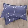 Funda de almohada simple estampada 48*74 cubierta para inserto de almohada, funda de almohada engrosada para adultos, universal para dormitorios y hoteles