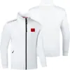 25 Uniformes Esportivos Novos da Equipe Chinesa para Primavera e Outono para Homens e Mulheres Suéteres Infantis Jaquetas Cardigan Pai-Filho Tops de Treinador Personalizados