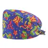 Gorro de Trabajo para Clínica Transfronteriza, Gorro Quirúrgico de Copa Redonda, Gorro sin Visera para Personal Médico, Gorro con Amarre Trasero, Gorro Protector