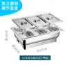 Estufa de buffet de acero inoxidable, estufa de buffet con calefacción eléctrica, estufa calentadora de desayuno de buffet de hotel con tapa abatible transparente, vajilla