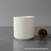Vaso para Orquídea Phalaenopsis de Grande Diâmetro, Vaso Simples para Suculentas e Plantas Verdes, Vaso de Cerâmica, Vaso de Flores Cilíndrico Reto Estilo Nórdico para Sala de Estar