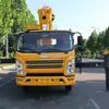 Fabricante Caminhão Plataforma Articulada Amarelo 28m com Lança e Guindaste para Manutenção de Iluminação Pública Oficina Trabalho em Altura Caminhão Plataforma Articulada Autopropelido