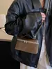 Bolso pequeño cuadrado de un solo hombro de alta gama para otoño/invierno, bolsa para lonchera para mujer, nuevo bolso de mano y bolso cruzado de gamuza de moda otoño/invierno 2026