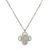 Brincos de Flor de Trevo Oca com Zircônia Cúbica Exquisitos da Moda Coreana e Japonesa, Acessórios de Colar Versáteis de Luxo Leve Elegantes Super Brilhantes
