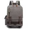 Venta Directa de Fábrica Mochila de Lona Retro de Gran Capacidad Unisex Bolsa Casual para Viajero Mochila de Lona para Exteriores