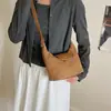 Bolsa de dumplings esmerilada de estilo francés para mujer, nueva moda 2026, bolso de mano elegante, bolso de hombro y cruzado de alta gama