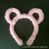 Diadema para el cabello 13 cm soporte de orejas de conejo no luminosa puesto de lugar escénico puesto callejero mercado nocturno superventas hombres y mujeres, viejos y jóvenes orejas de oso