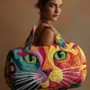 2026 Site Independente da Amazon Transfronteiriço Curta Distância Portátil Impressão 3D Bolsa de Viagem Bolsa para Esportes Fitness com Separação de Seco e Molhado