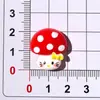 Accesorios de resina para manualidades de dibujos animados, pinzas para el pelo de pegamento en crema con temática de verduras y gatos, colgantes, imanes para refrigerador, hebillas de zapatos, materiales decorativos