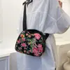 Bolsa de Banho Transfronteiriça, Bolsa de Banho Floral do Nordeste Portátil, Necessaire Unissex para Viagem de Negócios, Bolsa de Armazenamento Portátil de Grande Capacidade para Mulheres