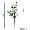 Decorações de Natal Personalizadas de Fábrica Flores de Natal Artesanato Galhos de Pinheiro Pinhas Palitos Enfeites de Natal Buquês