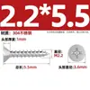 Tornillos Autorroscantes Avellanados Gb846 Acero Inoxidable 304 Cabeza Plana Phillips Tornillos para Madera Extendidos M2.9M3.5M4.2M5.5