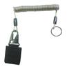 Cuerda de Resorte para Exterior Cuerda Anti-Arranque Cuerda para Entrenamiento al Aire Libre Colgante de Cintura Alambre de Acero Incorporado Lanyard de Resorte Anti-Corte