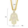 Hip-Hop Antiguo Lindo Rap Europeo y Americano Tendencia Producto Colgante de Cruz Fátima Anhe Joyería de Accesorios para Usar en Nicho