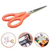 Tijeras Pequeñas Naranja-Rojo 9cm Acero Inoxidable Portátiles para Hilo Bordado Venda de Gasa Tijeras Accesorios para Botiquín de Primeros Auxilios Mini Tijeras para Estudiantes