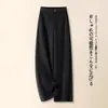 Pantalones de Lana Acampanados para Mujer Invierno Cintura Alta Sueltos Rectos Ajustados para Dama 2026 Nuevos Versátiles Casuales