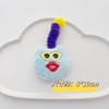 Broche de muñeca fea con boca grande de dibujos animados, accesorios, boca de salchicha, cabello de chica monstruo, joyería, horquilla, producto semiacabado de bricolaje, accesorios
