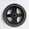 Ruedas para Cochecito de Bebé, Ruedas de Alta Visión, Ruedas Giratorias Silenciosas de PU Originales Modificadas y Ampliadas