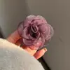 Pinza de Agarre Pequeña de Camelia Francesa Pinza de Pelo Elegante de Princesa Pinza de Moda para la Parte Trasera de la Cabeza Adorno para el Cabello Pinza de Tiburón Pinza Lateral