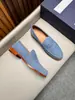 Sapatos Mocassins JMW de Couro Genuíno Camurça Reversa Tendência Slip-on Sapato de Couro Homem Preguiçoso Solado Macio Respirável Casual de Negócios Sapatos Masculinos