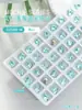 Joyería para uñas K9 hielo flash taladro cuadrado azul claro grueso taladro de pila taladro de gota de agua corazón torcido con fondo puntiagudo decoración de uñas taladro