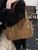 Bolsa Feminina 2026 Nova Bolsa de Ombro Única Bolsa Tote Casual Textura de Alta Qualidade Tendência Versátil Grande Capacidade Bolsa Feminina