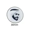 Modelo Quente Transfronteiriço Oriente Médio Emirados Árabes Unidos Retrato do Rei Senhor Esmalte Pintado Emblema Adesivo para Celular Pronto para Entrega