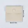Nueva Bolsa de Empaque para Joyería de Fibra Ultra, Bolsa de Terciopelo para Almacenamiento de Joyería, Bolsa a Prueba de Polvo para Almacenamiento de Anillos y Collares, Bolsa con Tapa de Botón a Presión