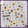 Halloween Pequeño Fantasma Relieve Gelatina Arte de Uñas Pegatina Ins Lindo Calabacita Oscuro Adhesivo Ccd Decoración de Uñas
