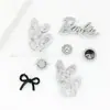 Nuevos Zapatos Croc Hebilla de Zapato Diamante Mariposa Accesorios Estilo Coreano Joyería DIY Accesorios para Zapatos Pantuflas de Verano Hebilla de Zapato