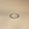 Anillo Sencillo Estilo Japonés Frío Elegante Textura Rugosa Mezcla y Combina Anillo Apilado con Anillo Fino Retro Todoterreno para Mujer