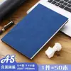 Caderno de Negócios Couro Macio Carneiro Caderno com Logo Imprimível A5 550 Bloco de Notas Atas de Reunião de Trabalho