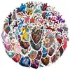 50 Piezas de Pegatinas de Graffiti de Órganos Dentales y Humanos, Pegatinas Decorativas Impermeables para Botellas de Agua, Teléfonos Móviles, Laptops, Maletas, Dibujos Animados
