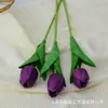 Tulipán, flor falsa, decoración del hogar, tacto de PU, flor artificial, foto de simulación, fábrica de flores falsas, ramo de boda al por mayor