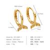 Aretes de Cola de Pez de Plata Esterlina 925 de Nuevo Estilo 2025 Personalizados para Mujer Ins Versátiles Hebillas para Oreja Elegantes Joyería de Lujo Accesible Aretes Personalizados